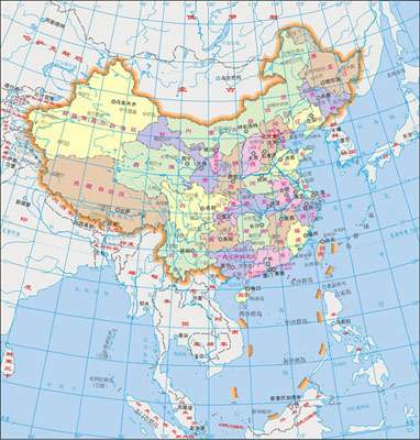 中国地图、旅游地图、中国旅游地图